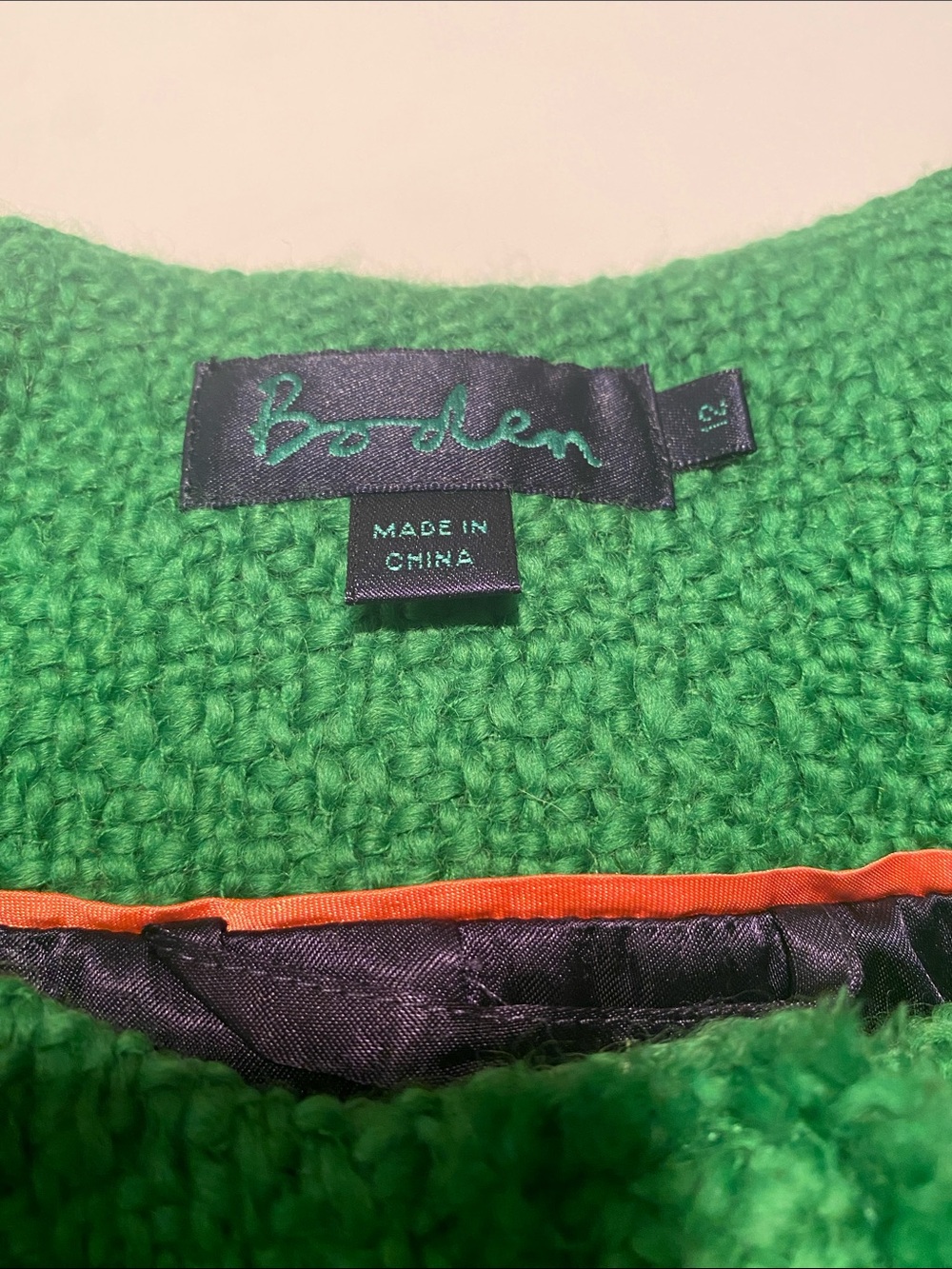 Green Wool Boden Women’s Size 12 Jacket - Picture 3 of 12